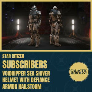 SUBSCRIBERS - Voidripper Sea Shiver Helmet With Defiance Armor Hailstorm