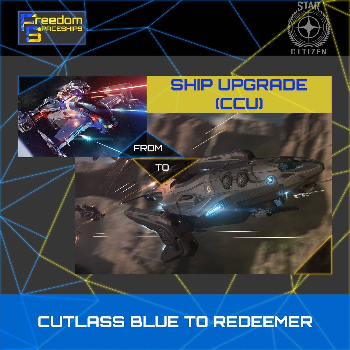 Upgrade - Cutlass Blue to Redeemer