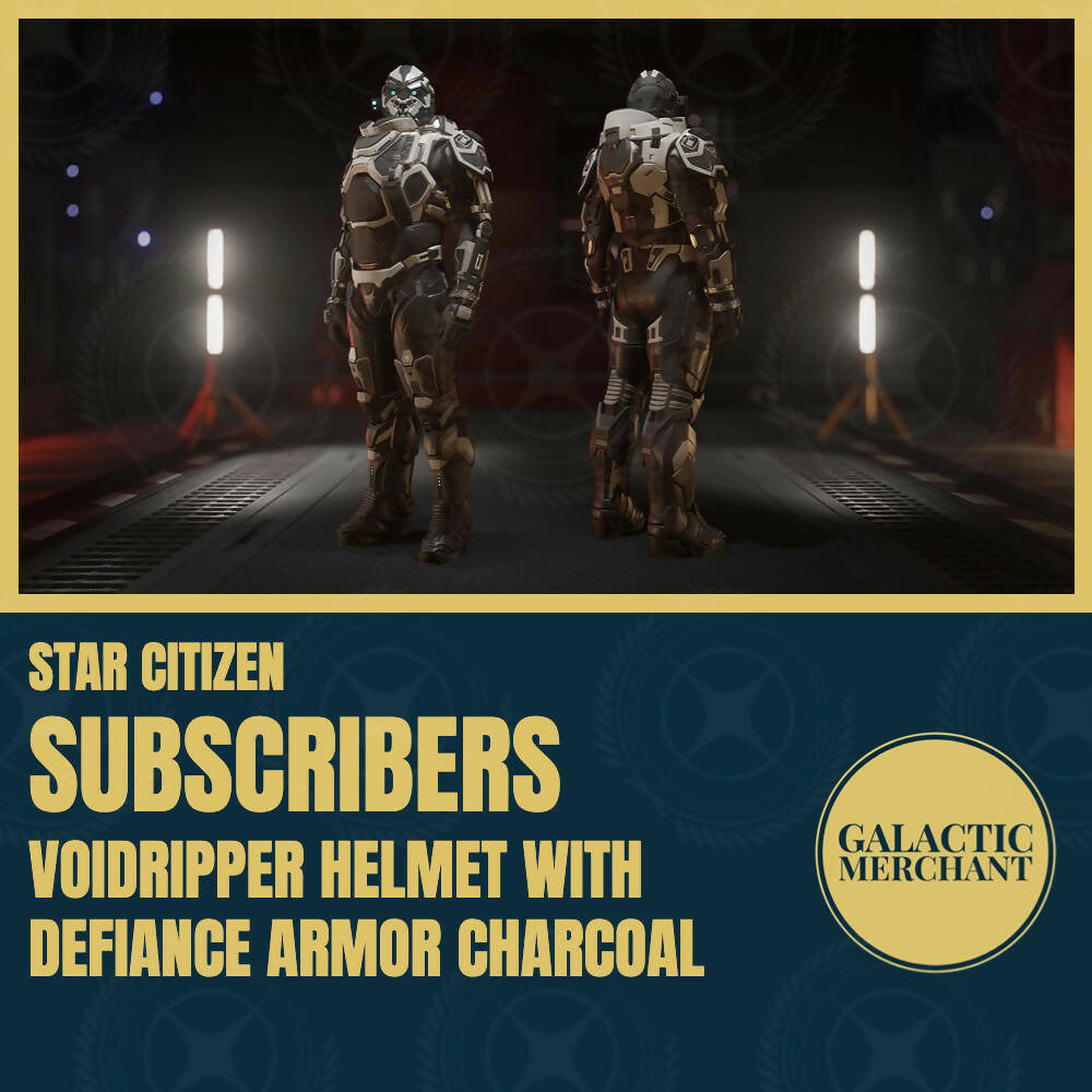 SUBSCRIBERS - Voidripper Helmet With Defiance Armor Charcoal