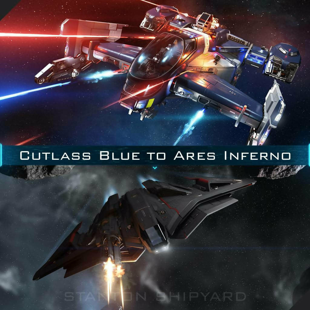 Upgrade - Cutlass Blue to Ares Inferno