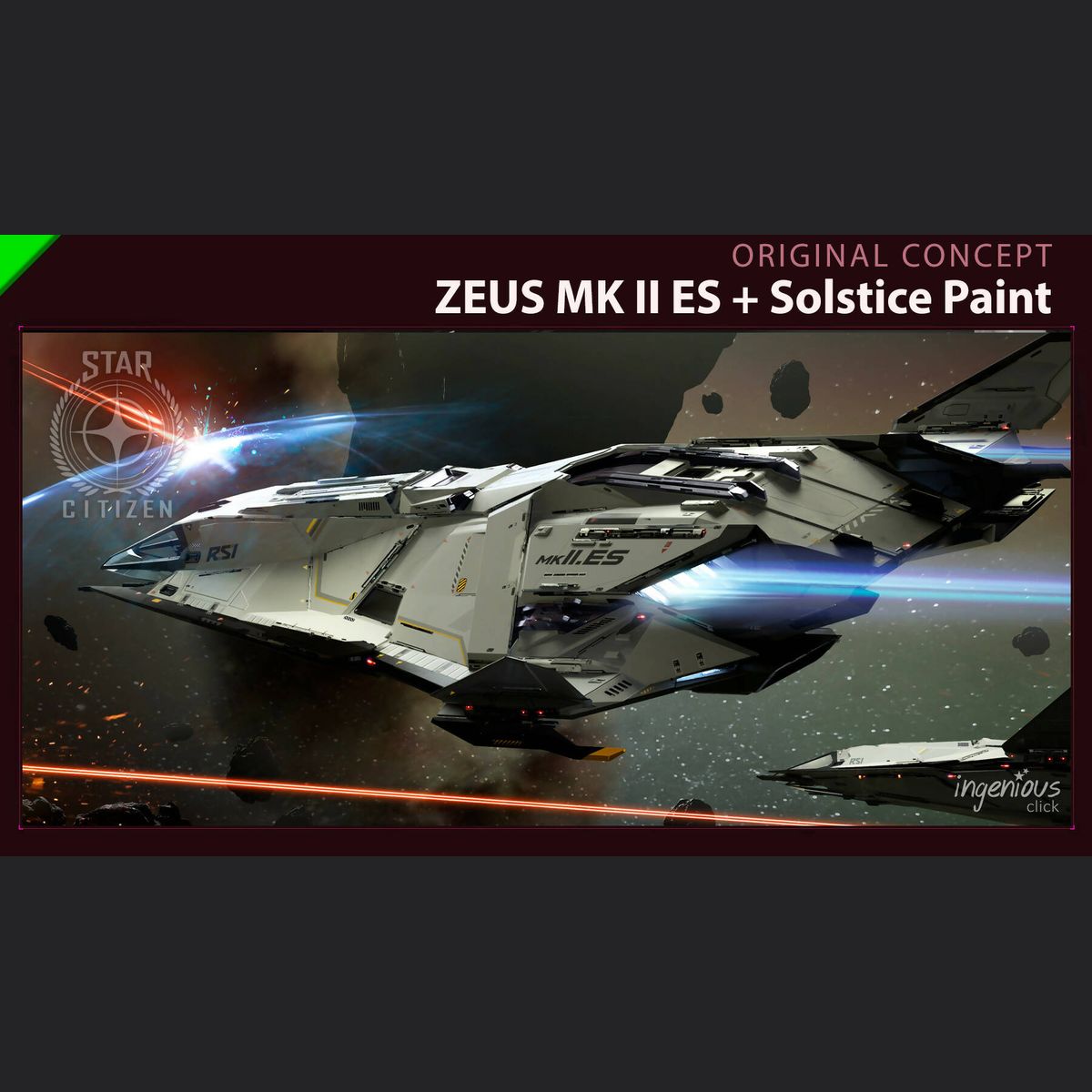 ZEUS MK II ES with Solstice Paint - Original Concept