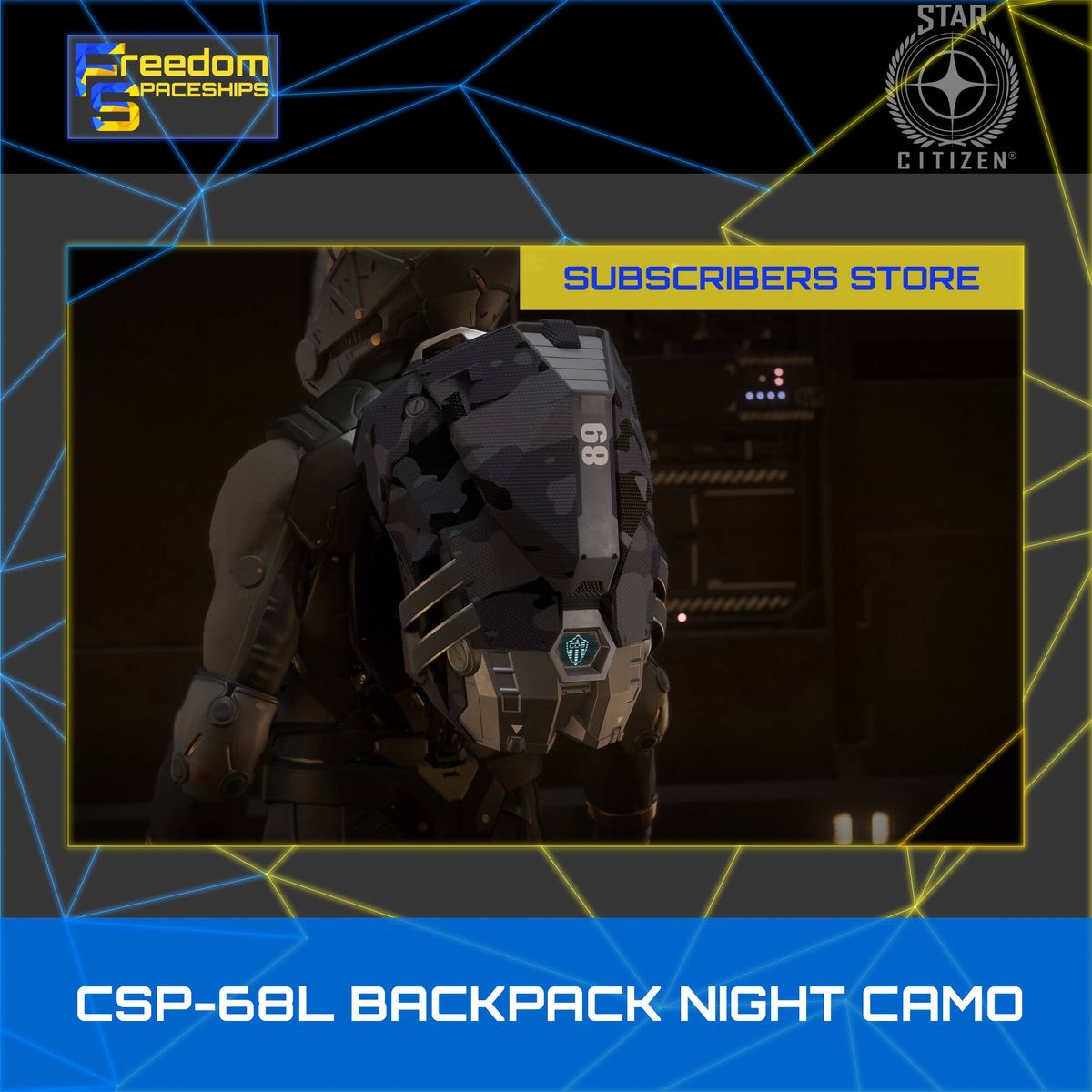 Subscribers Store CSP-68L Backpack Night Camo