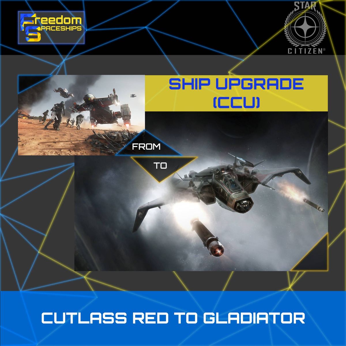 Space-Foundry.com: Upgrade - Cutlass Red to Gladiator