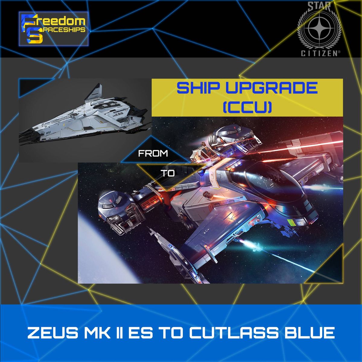 Upgrade - Zeus MK II ES to Cutlass Blue