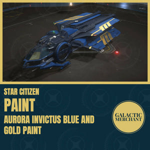 PAINT - Aurora Series - Invictus Blue and Gold Paint