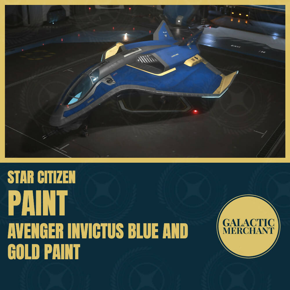 PAINT - Avenger Series - Invictus Blue and Gold Paint