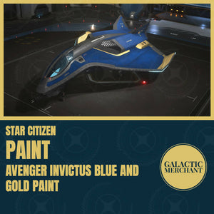 PAINT - Avenger Series - Invictus Blue and Gold Paint
