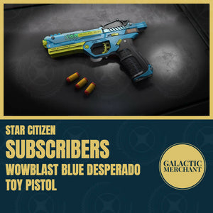 SUBSCRIBERS - Wowblast Blue Desperado Toy Pistol