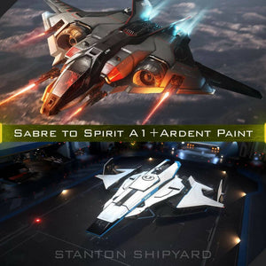 Upgrade - Sabre to A1 Spirit + Ardent Paint