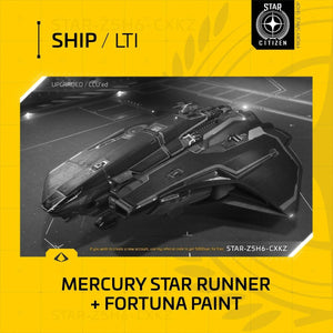 Crusader Mercury Star Runner + Fortuna Paint - LTI - (Lifetime Insurance) - CCU'd
