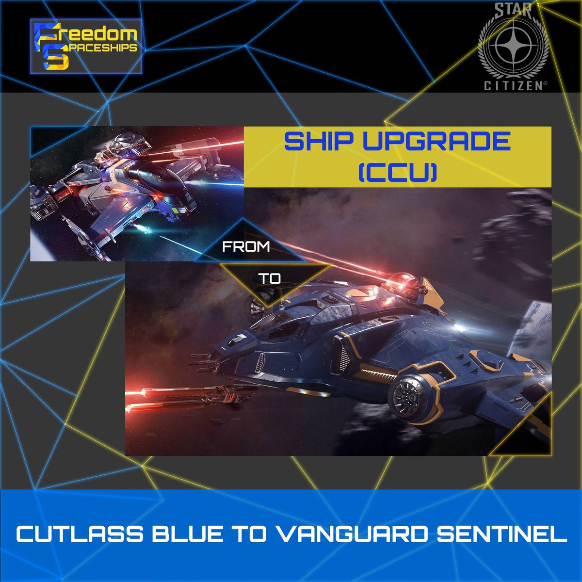 Upgrade - Cutlass Blue to Vanguard Sentinel